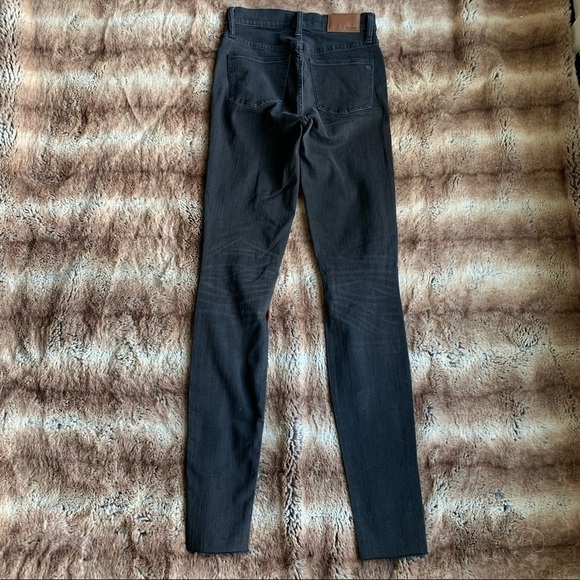 Madewell Taller 9" Mid-Rise Skinny Jeans Black Sea - Picture 3 of 12